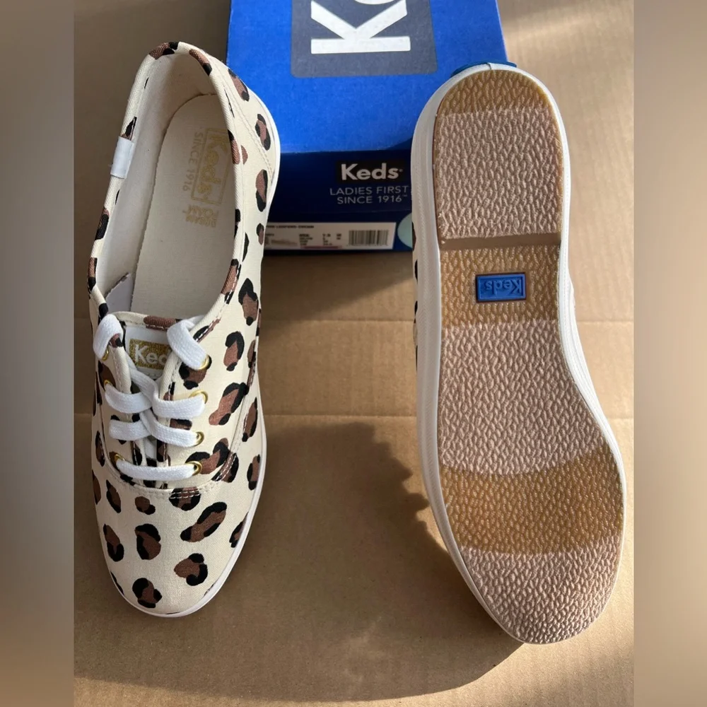 BNWT LEOPARD KEDS - Picture 3 of 3